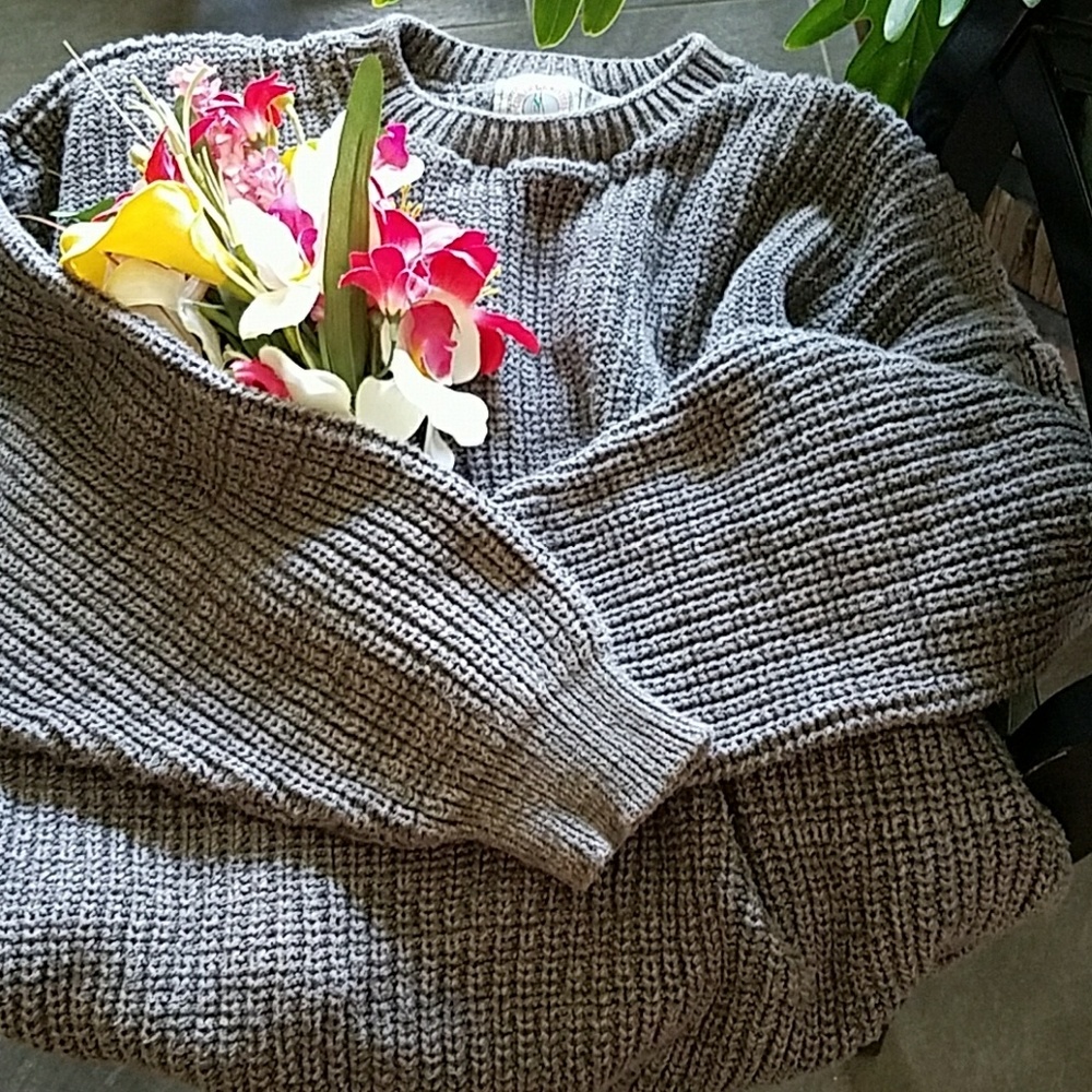 Chunky oversized sweater
